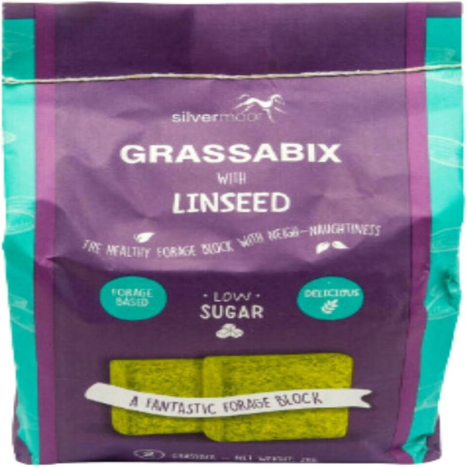 Silvermoor Grassabix with Linseed 1kg N/A