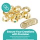 image 2 of 30mm Brass Eyelets with Washers for Arts & DIY Projects - 10 Pcs