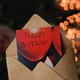 image 3 of Sexy Lips Birthday Card Red Balloon Boudoir for Husband or Partner