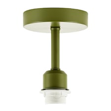 Traditional Olive Green Ceiling Light Fitting to Hold Lamp Shades