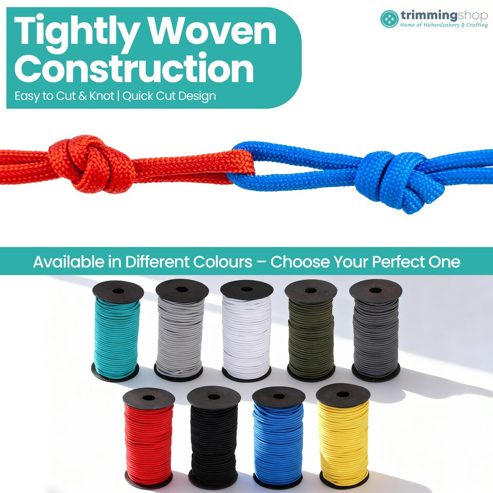 image 1 of 4mm Bungee Shock Cord, 25 Metres Camping Kayaks Tarpaulin