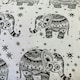 image 2 of Elephant Duvet Cover Set - Super King - Black