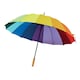 image 1 of MidOcean Bowbrella Rainbow Stick Umbrella - Multicoloured - One Size Multi