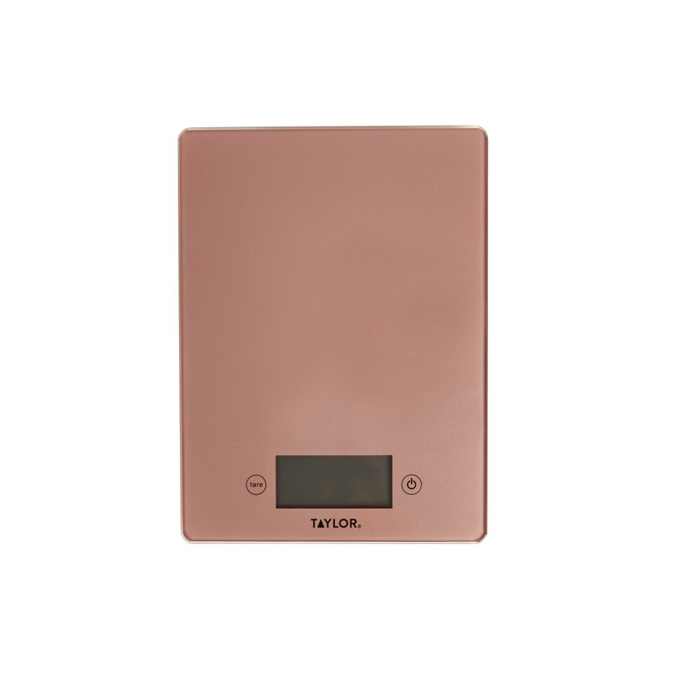 image 1 of 3pc Measuring Set with Rose Gold Pro Glass Digital Kitchen Scale 5kg, Pro Instant Read Probe Thermometer and Digital Timer