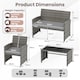image 2 of COSTWAY 4 Piece Patio Conversation Set Outdoor Wicker Furniture