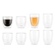 image 1 of Bodum Pavina Set of 8 Double Wall Glasses - Clear