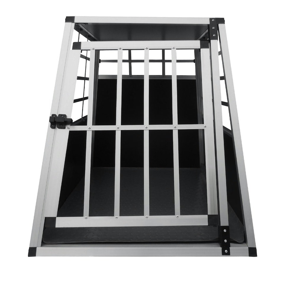 image 1 of Car Dog Pet Crate - Large Single Door Black