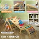image 3 of AIYAPLAY 5-in-1 Toddler Climbing Frame with Ramp, Arch, for 18-48 Months