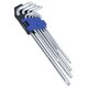 image 4 of Torx / tamperproof Allen Key Set Extra Long 9pc T10 - T50 by BERGEN AT800