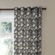 image 2 of Fusion Luna Eyelet Curtains Black