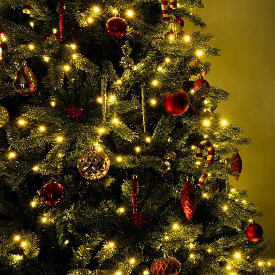image 1 of Christmas Tree World  9ft/270cm Ultra Devonshire Fir - Multicolour/Warm White