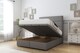 image 2 of Sloomy Texas Pewter Dumfries Ottoman Bed With Mattress With 26" Strutted Headboard 3' Single