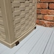 image 6 of 335 Litre Rattan Style Garden Cushion Storage Box with Sit on Lid – Dark Brown