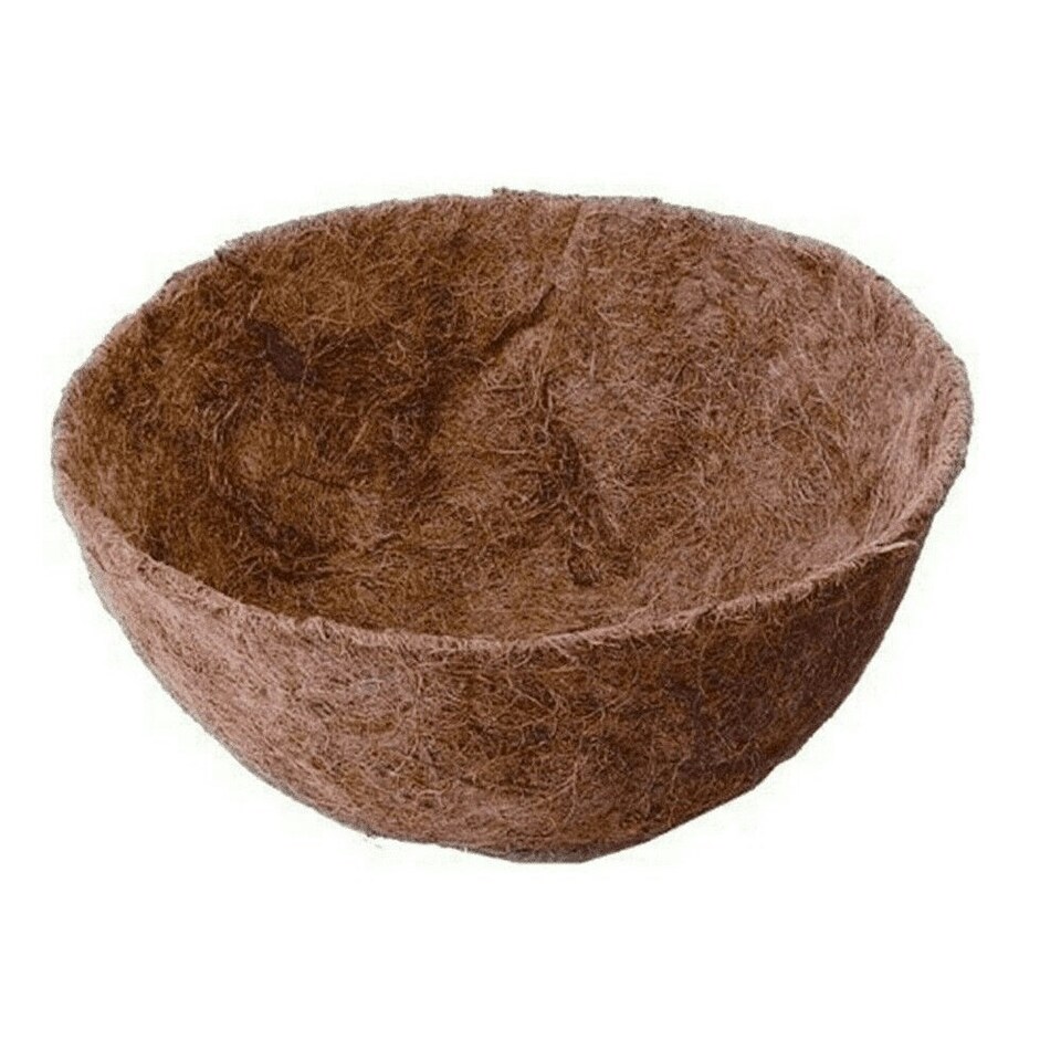 Ambassador 16 Inch Coco Hanging Basket Liner - Brown - One Size