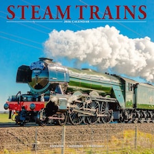 Steam Trains 2026 Calendar | Square Wall Calendar | Train, Steam Railway Gift | Plastic Free Packaging | by Avonside Publishing