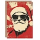 image 1 of Pop Art Santa Claus With Sunglasses Blank For Him Or Her Art Xmas Festive Christmas Card