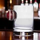 image 2 of Innings Ender Cricket Ball Tumbler Glass for Drinks Clear