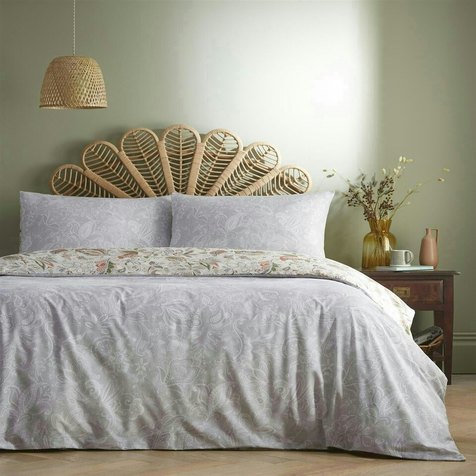 image 1 of Jacobus Paisley Duvet Cover Set Multi Double