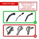 image 5 of SPARES2GO Universal Vacuum Cleaner Mini Tool Rod Kit Telescopic Tube Pipe Set 32mm