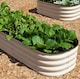 image 2 of Original Veggie Bed Merino White Vegetable Steel Raised Planter x1 | White