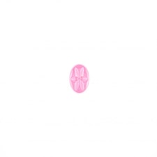 Crendon Pink 16mm Star Engraved Baby Buttons for Dressmaking - per pack of 100