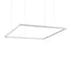 image 1 of Oracle Slim Non Dim Decorative Square Integrated Pendant Light White, 3000K, 51W