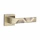 image 4 of Golden Grace 4 Pairs Modern Nova Premium Design Door Handles on Square Rose in Antique Brass Finish Gold