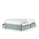 image 1 of Super Ortho Orthopaedic Duckegg Linen 4 Drawer Divan Set Double
