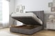 image 2 of Sloomy Hargrave Slate Naples Ottoman Bed With Mattress With 54" Wingback Headboard 2'6 Small Single