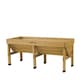 image 1 of Classic Medium Natural Wood Planter | Brown | 1 x Planter
