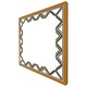 image 5 of Art deco patterned border (Picture Frame) White | S