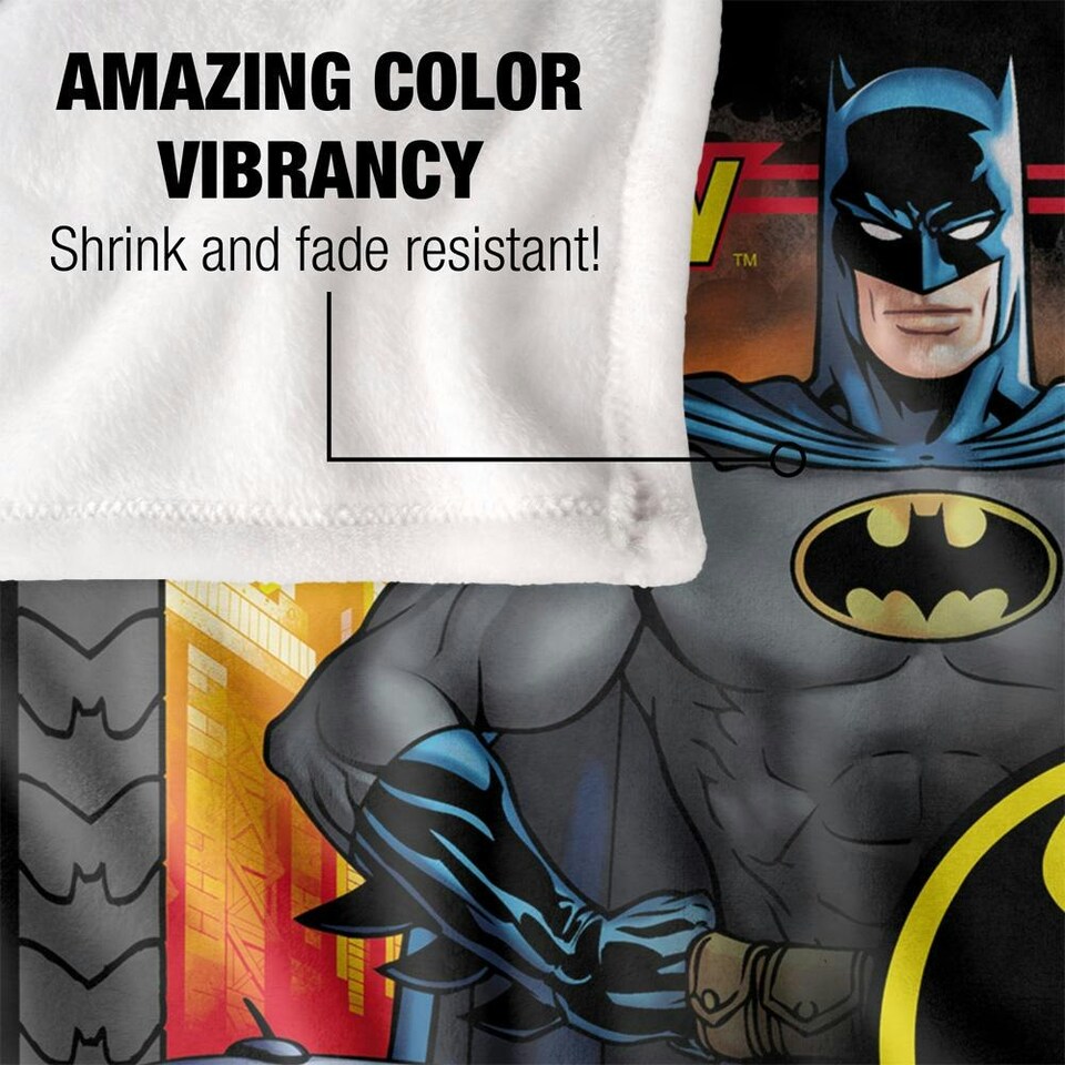 image 1 of Batman Batmobile Blanket - Multicoloured - One Size