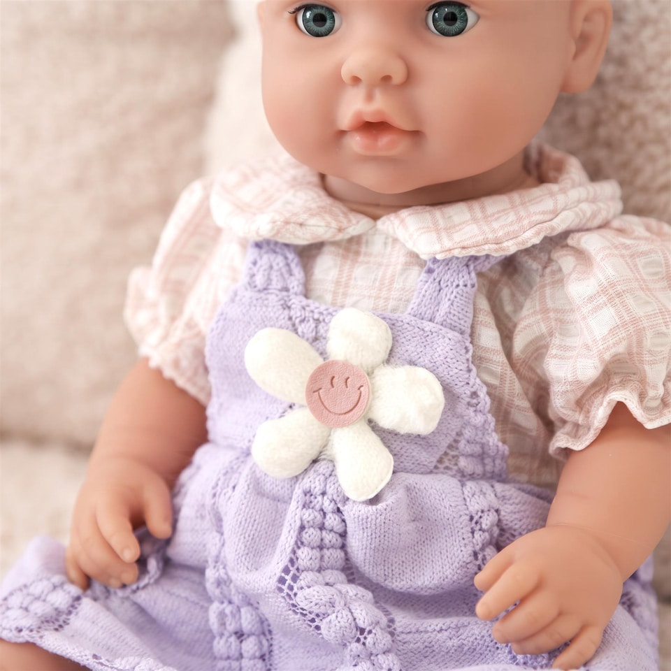 image 1 of BiBi Doll 16" Baby Doll Girl With Accessories & Moving Eye Lids
