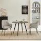 image 4 of SONARA Dining Chair Set of 2, Water-Repellent Plush Chenille Upholstered for Dining Room | Brown