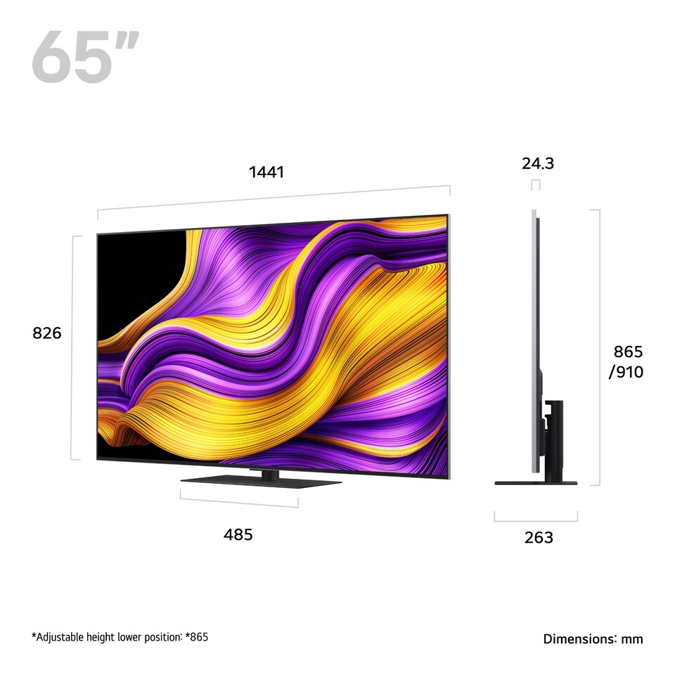 image 1 of LG OLED65G56LS.AEK TV 165.1 cm (65") 4K Ultra HD Smart TV Wi-Fi - Metallic