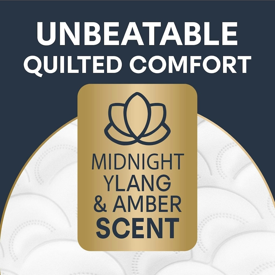 image 1 of Andrex Ultimate Quilts Toilet Tissue 36 Rolls with Midnight Ylang & Amber Fragrance, Air Pocket Technology for Soft, Thick Sheets - 36 Quilted Toilet Rolls