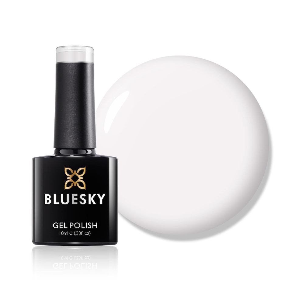 image 1 of Bluesky White Gel Polish - Cream Puff 10ml