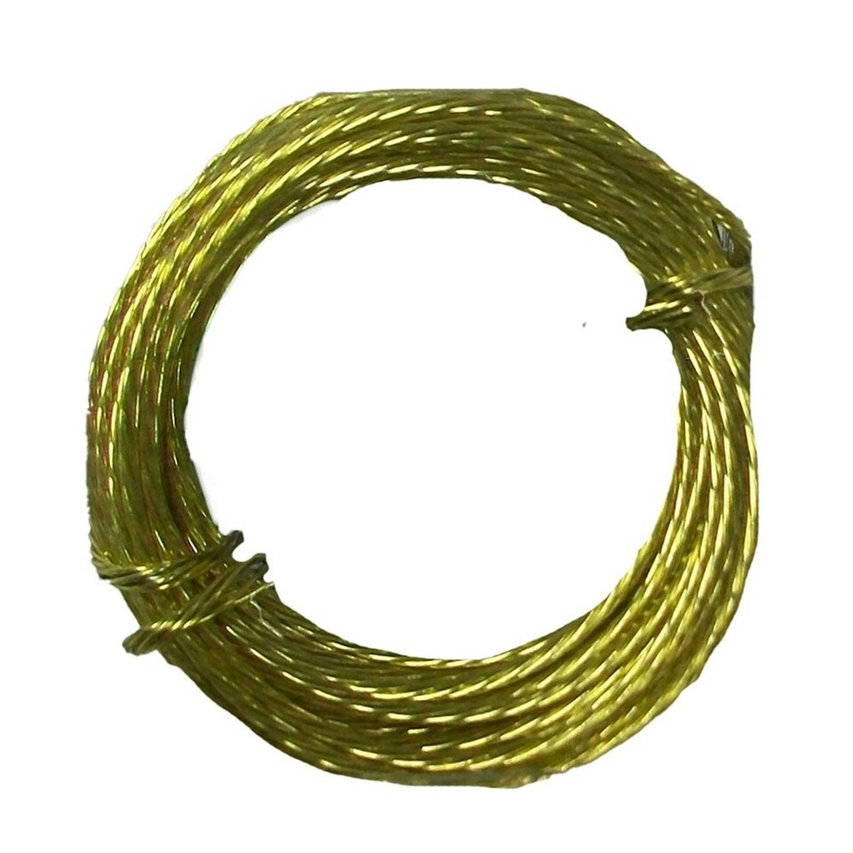 image 1 of X No.3 Brass Picture Wire - Gold - 3m
