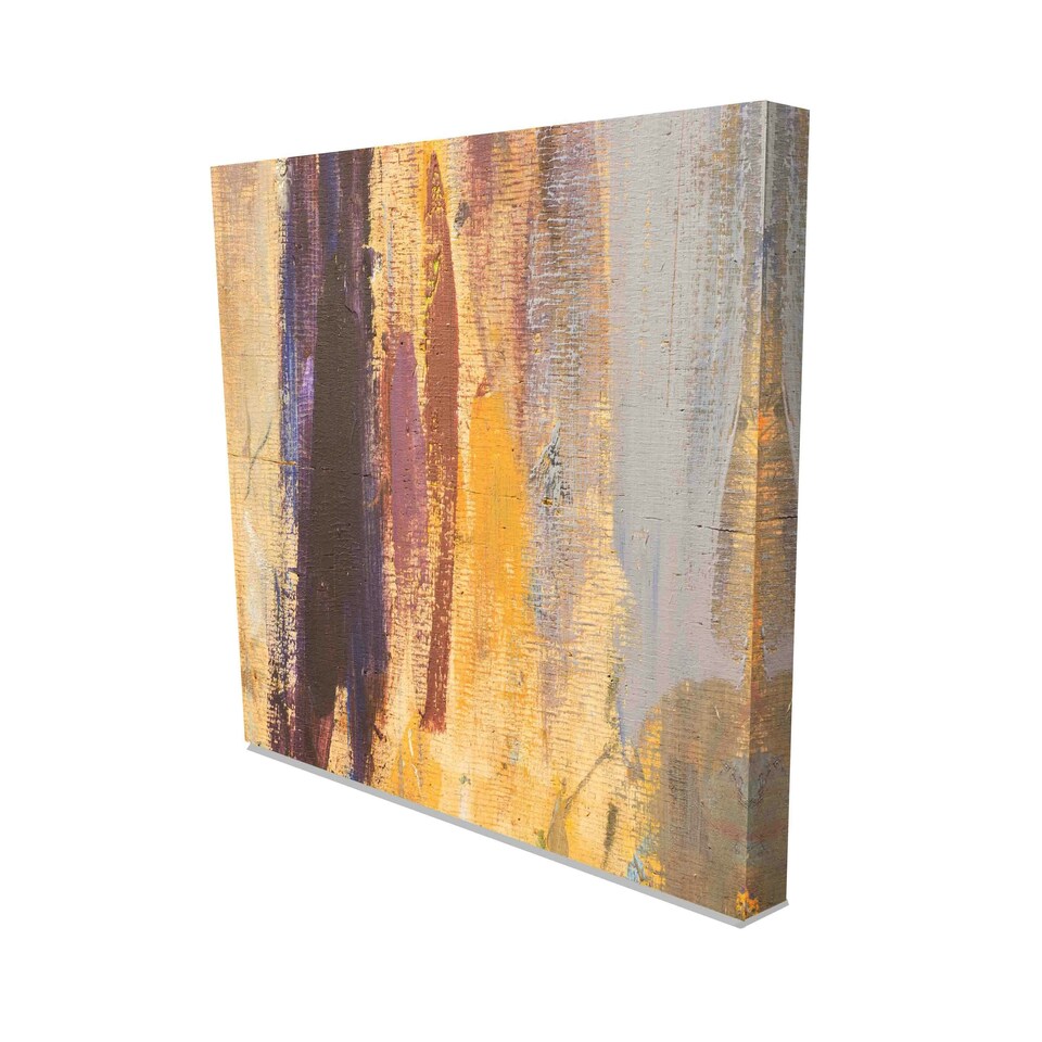 image 1 of Wooden board Abstract depicts (Canvas Prints) 102cm x 76cm
