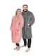 image 1 of Eskimo Sherpa Gown Pink
