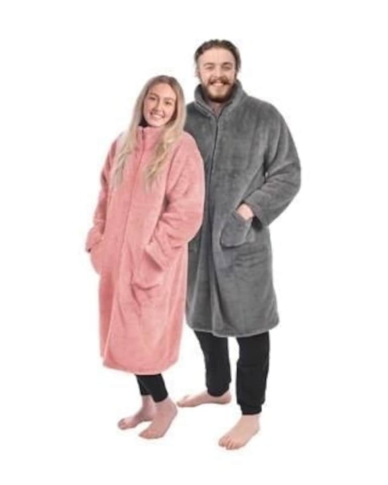 image 1 of Eskimo Sherpa Gown Pink