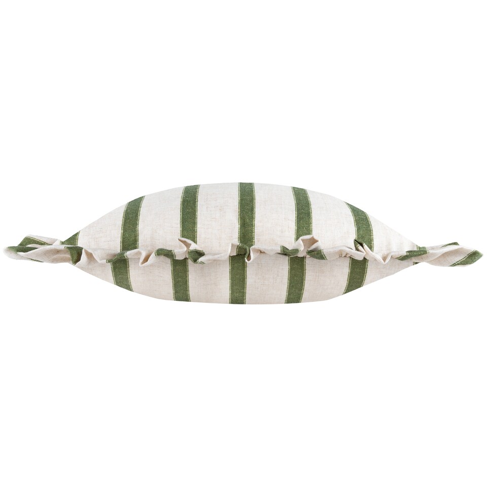 image 1 of Wylder Connie Striped Ruffle Cushion
