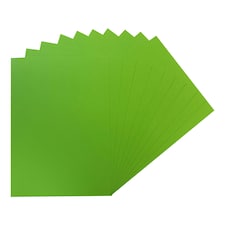 Pack of 50 A5 Coloured Card 160gsm Sheets | Green | Light Green | A5 | 1