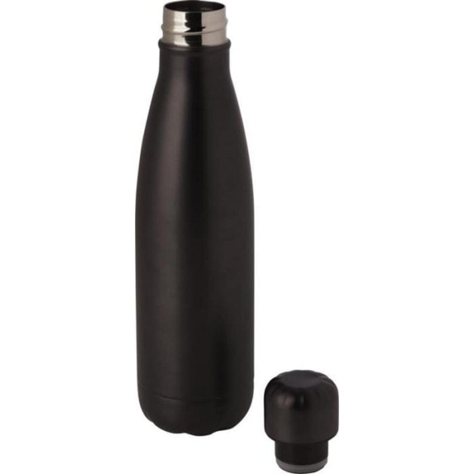 image 1 of Cove Recycled Stainless Steel 500ml Insulated Water Bottle - Titanium - One Size