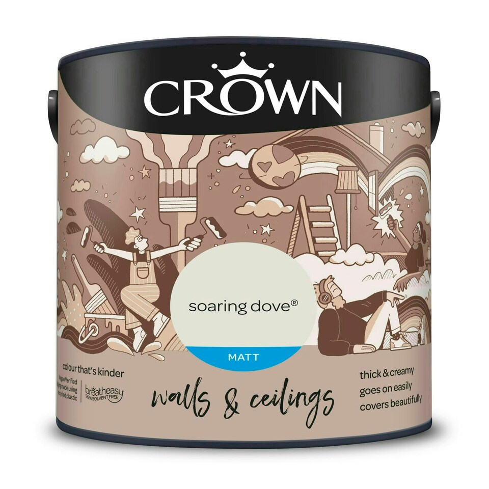 image 1 of Crown Matt Emulsion Soaring Dove 2.5L