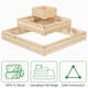 image 5 of Yaheetech 3-Tier Fir Wood Raised Garden Bed
