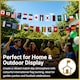 image 7 of 48 Flags Bunting 12m/39ft for World Cup Football Qualified Countries Double Sided Polyester Banner Sport Party Decorations