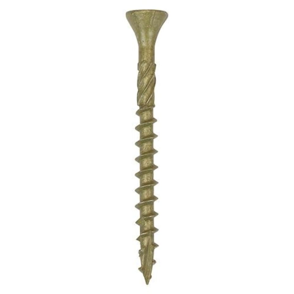 image 1 of Timco - C2 Deck-Fix Premium Decking Screws - TX - Countersunk - Exterior - Green (Size 4.5 x 85 - 250 Pieces)