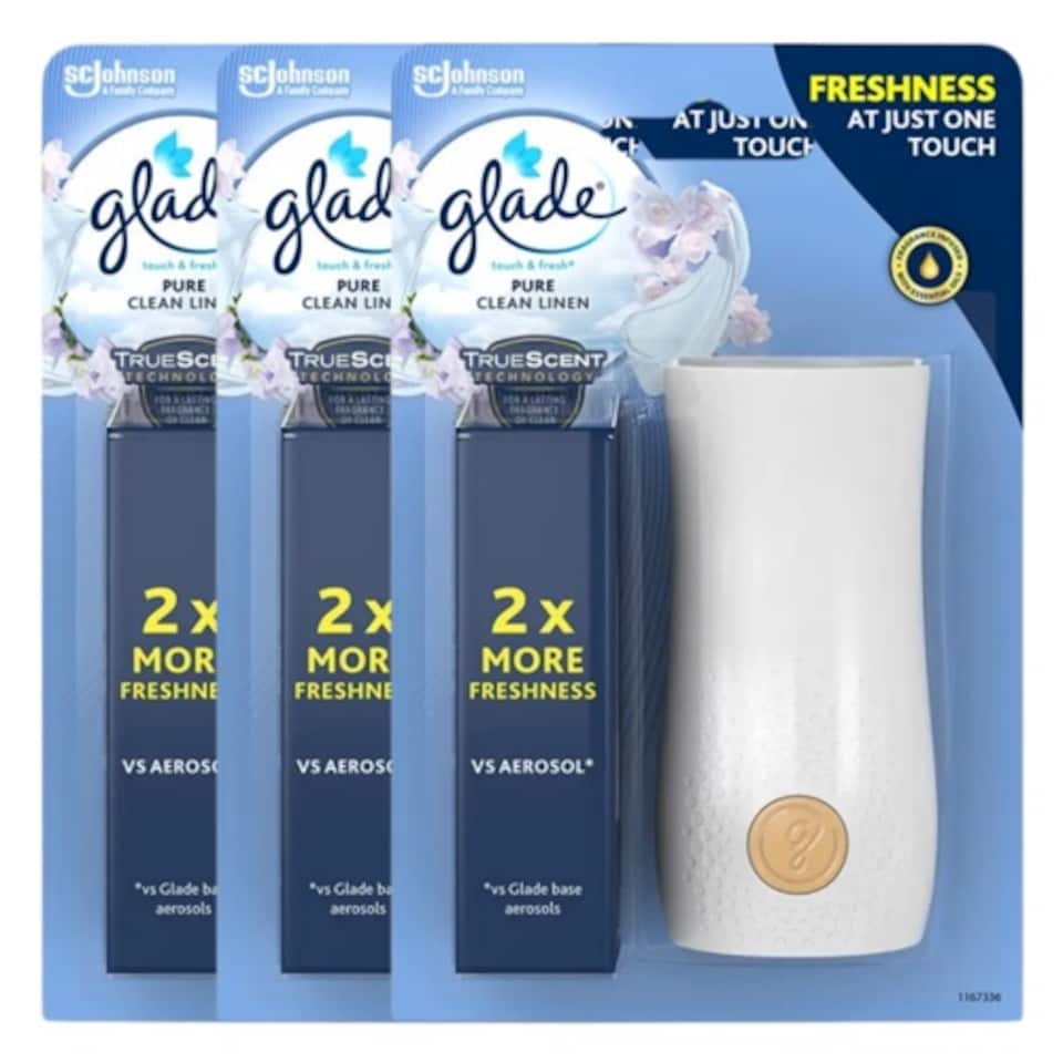 image 1 of Glade Touch & Fresh Holder Clean Linen