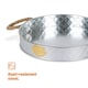 image 4 of Champagne Serving Tray Galvanised Steel